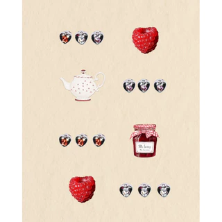 More Than Piercing: MP13 Mini Heart *waterproof* (Ms.Berry Collection) (1 pc) จิวหู/ต่างหู