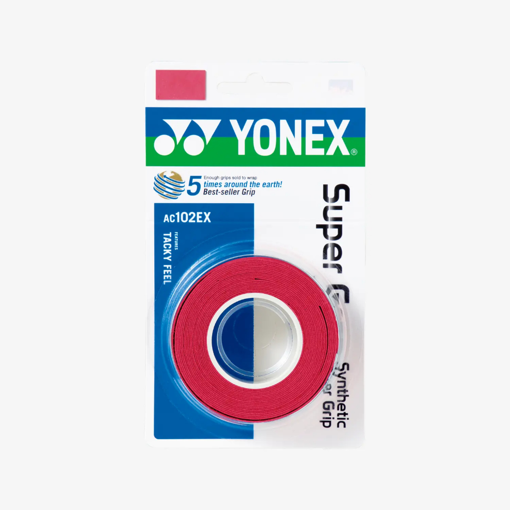 YONEX AC102EX Super Grip (3 ชิ้น) ความหนา 0.6 มม.วัสดุทำจากโพลียูรีเทน(Polyurethane) ราคา ถูกที่สุด ดีลบีเคเค แกลเลอรีภาพที่ 7