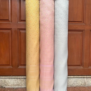 ผ้าทอไหมเทียม รวมลาย อรัญญา นันทวัน ศรีเพรช