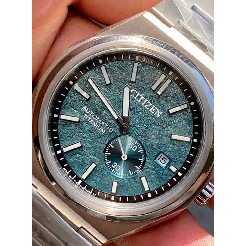 นาฬิกาข้อมือ Citizen Zenshin Mechanical  Dial Super Titanium Bracelet NJ0180-80M