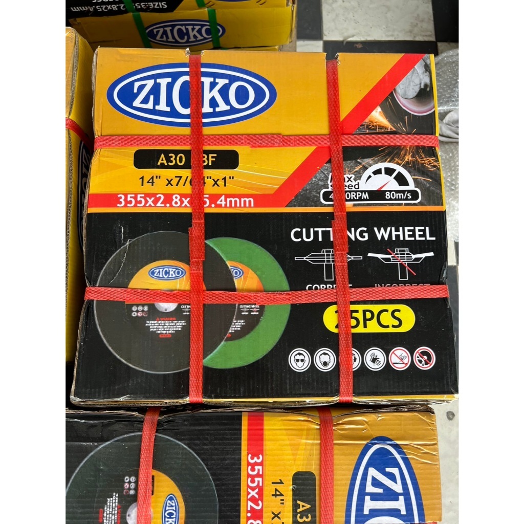 ใบตัดเหล็ก 14นิ้ว COROLLAและCOSA ของแท้ 100% (5ใบ/30ใบ) ไฟเบอร์ตัดเหล็ก ตัดสแตนเลส Cutting Wheel ราคา ถูกที่สุด ดีลบีเคเค แกลเลอรีภาพที่ 9