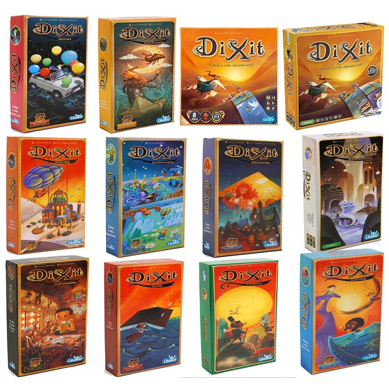 Dixit Expansion Pack ชุดเสริม 10 แบบ｜บอร์ดเกม Party Game Family Game การ์ดเสริมสำหรับ Dixit และ Stel