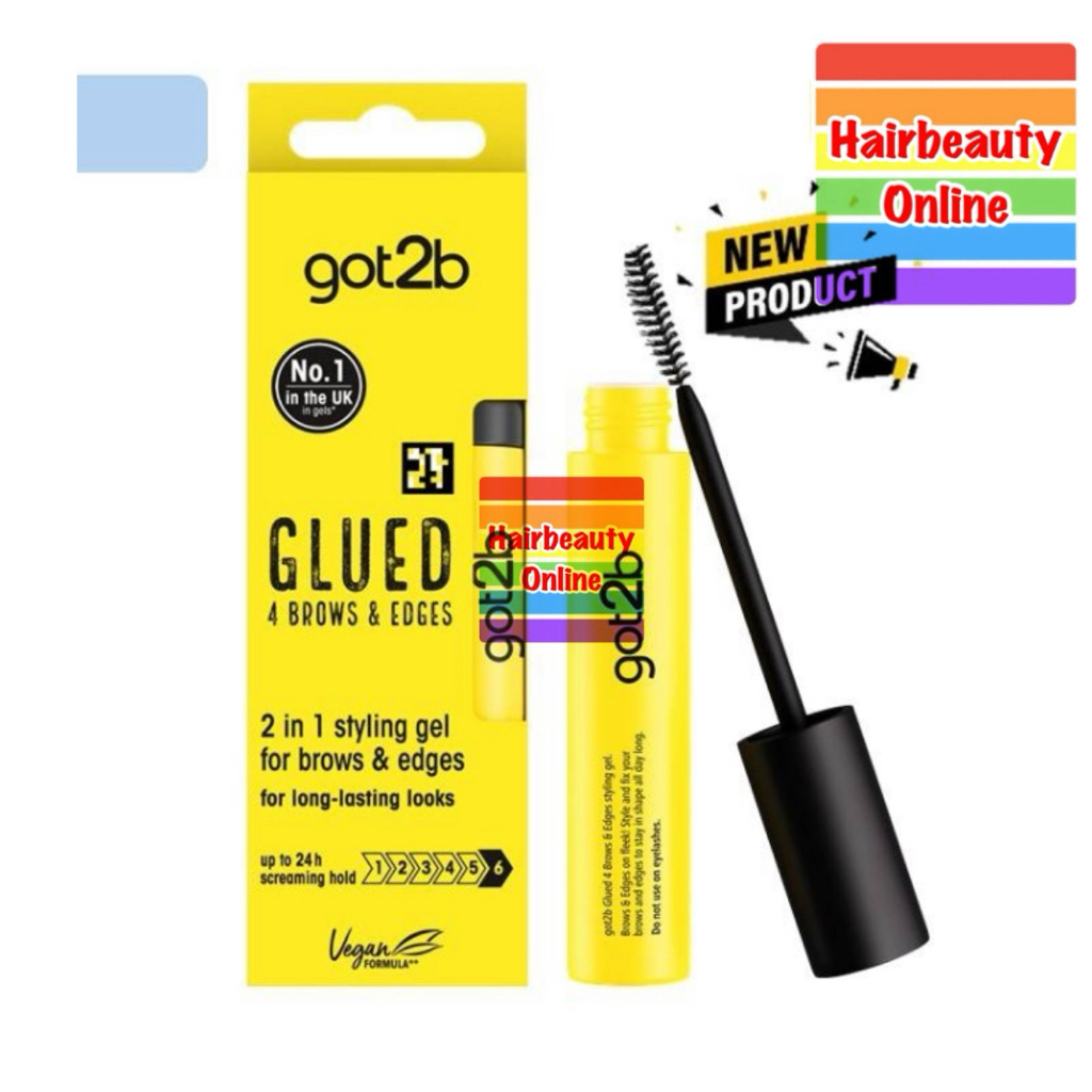 เจลใส ล็อคผมเป๊ะ เซ็ตคิ้วปัง #Schwarzkopf  #Got2b Glued 4Brows&Edges ก๊อตทูบี กลู ฟอร์ บราวน์ 16มล
