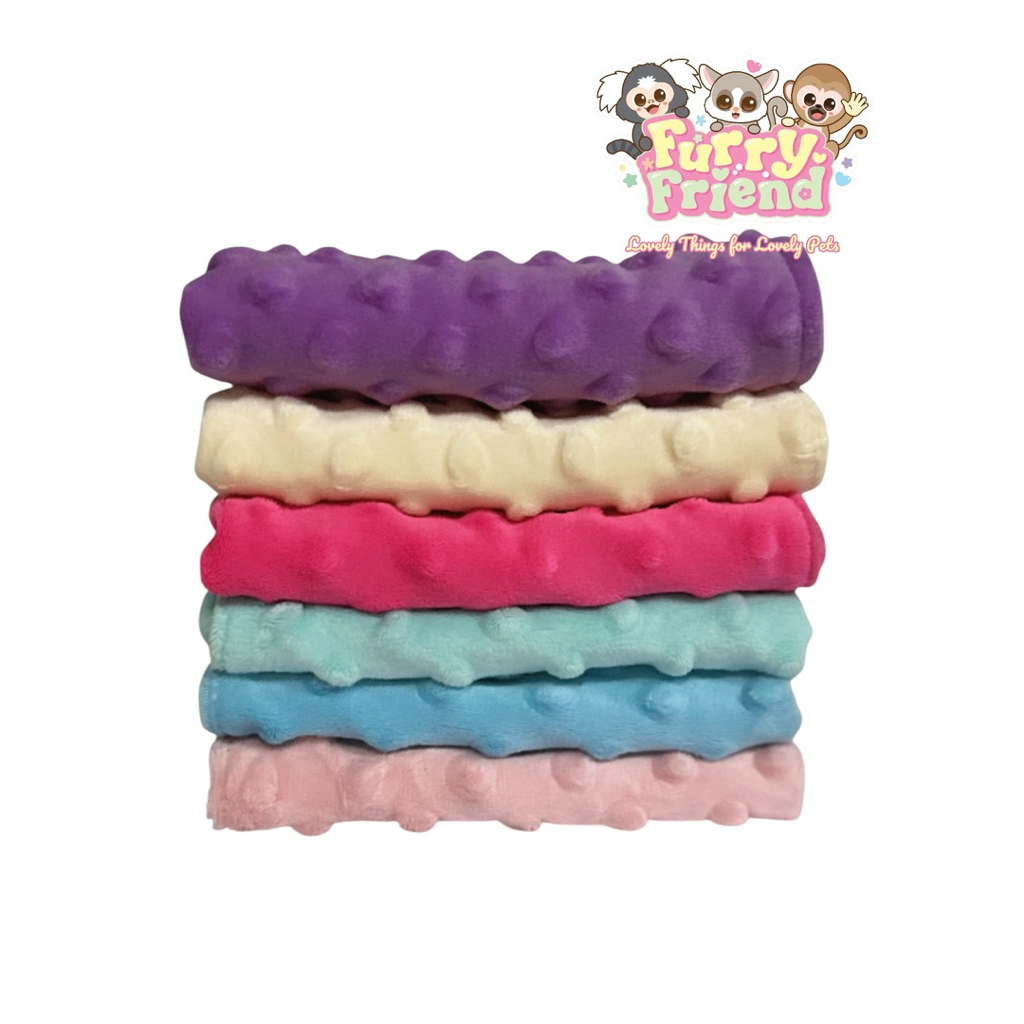 ผ้าดอทนุ่มขนาด 30*30 cm สำหรับสัตว์เลี้ยงทุกชนิด