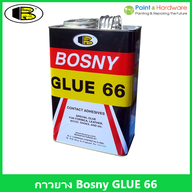 Bosny กาวยาง บอสนี่ ขนาด 3 ลิตร ติดงานไม้ หนังสัตว์ หนังเทียม PVC ผ้า โฟร์ไมก้า กาวยาง อเนกประสงค์