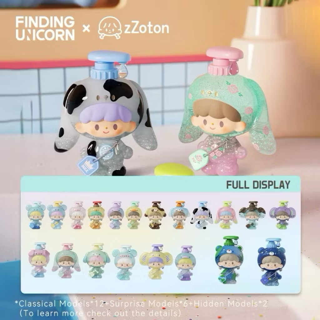 พร้อมส่ง🇹🇭 ต่ายวัว ต่ายโรส🐰🐮🌹 Model : Baby zZoton Bubble Bath series