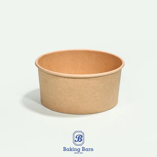 Baking barn (600ชิ้น) ถ้วยอาหาร ชามอาหาร ชามกระดาษคราฟท์ ชามกระดาษ paper bowl