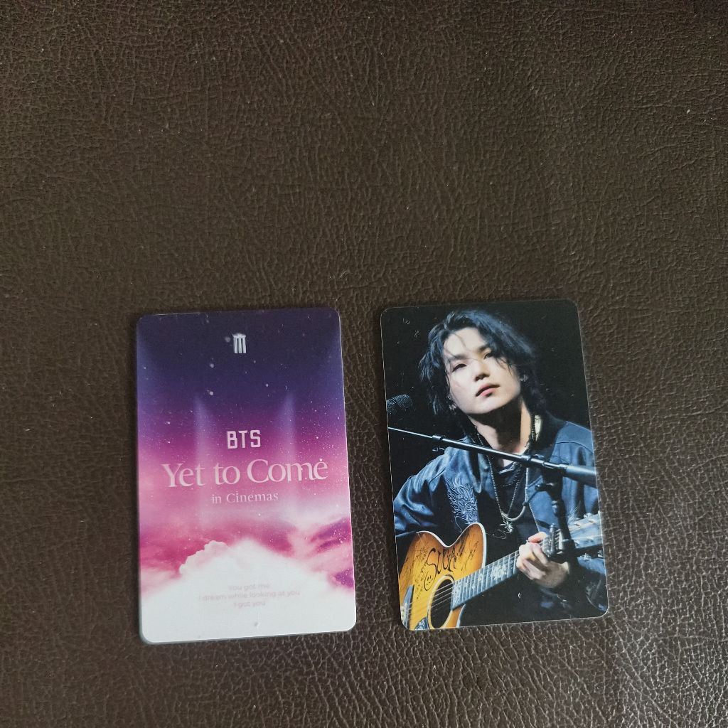 บัตรสะสม บัตรแข็ง Sugar bts (BTS) 2 ใบ