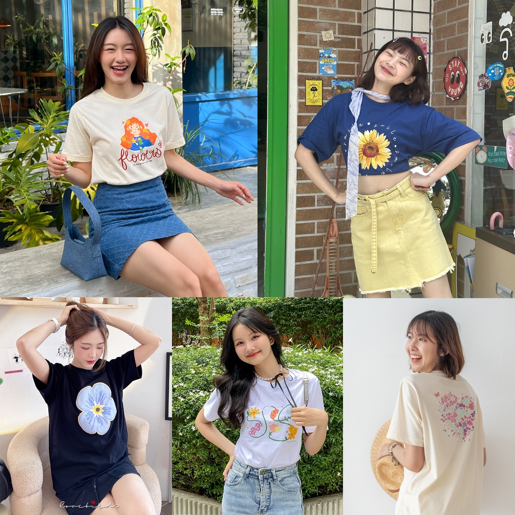 FLOWERS Collection Tee by lovebirds.th