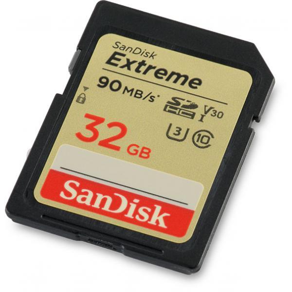 SanDisk 32GB Extreme UHS-I SDHC Memory Card