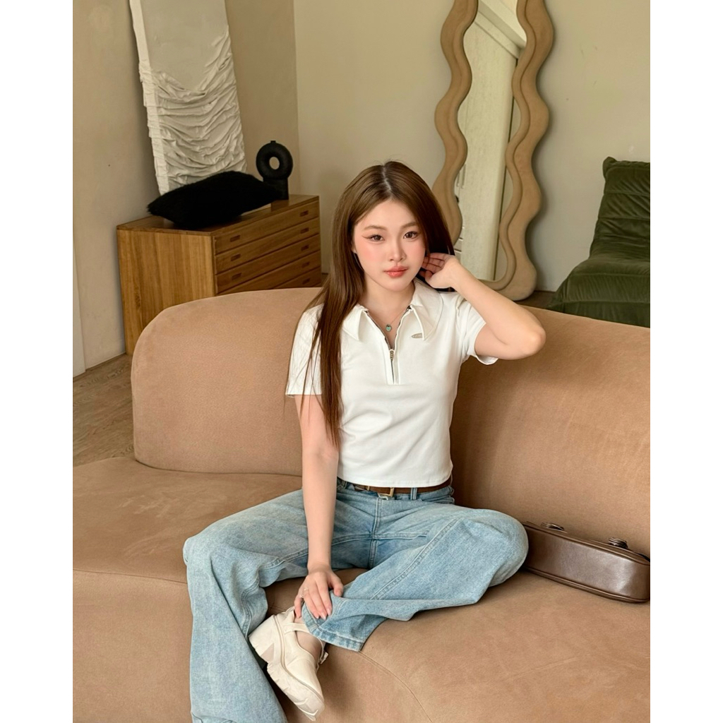 ESTER POLO CROP : Longsaidoo_ - รูปที่ 5