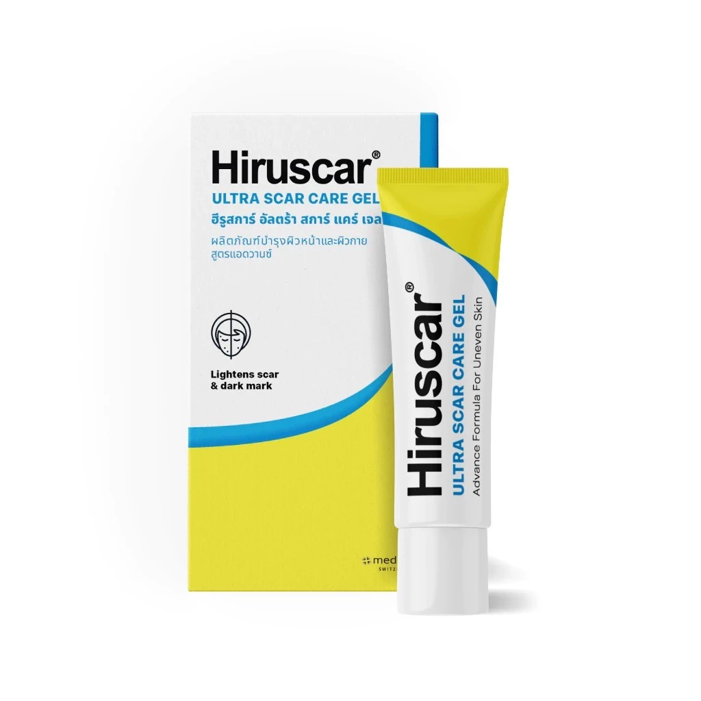HIRUSCAR GEL - ขนาด 7 G. Hiruscar•, Hiruscar Post Acne 5g •Hiruscar •ฮิรูสการ์ ซิลิโคน โปร 4g