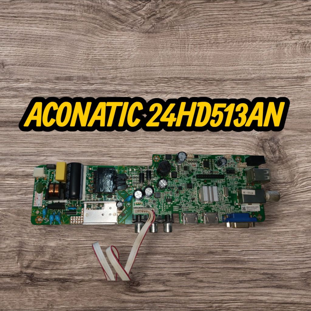 บอร์ดทีวี aconatic รุ่น 24 HD 513ANแท้ถอดใช้งานได้ปกติ
