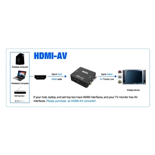 HD TO AV CONVERTER full hd ตัวแปลงสัญญาณ