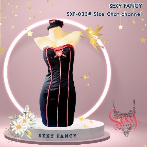 SEXY FANCY SXF-033# Size Chat channel ชุดแฟนซี บิกินี่เซ็กซี่ ชุดคอสเพลย์ (พร้อมส่งจากไทย)