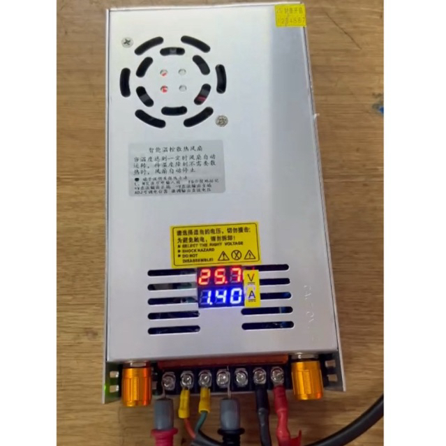 สวิทชิ่งแปลงไฟบ้าน AC 220v เป็น DC 0-48v 10A แบบปรับแรงดันV