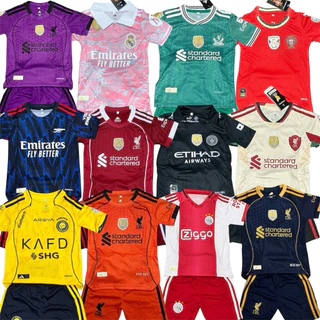 ชุดกีฬาชุดบอลเด็กเป็นชุดเสื้อกับกางเกงเด็กหญิงชายใส่ได้