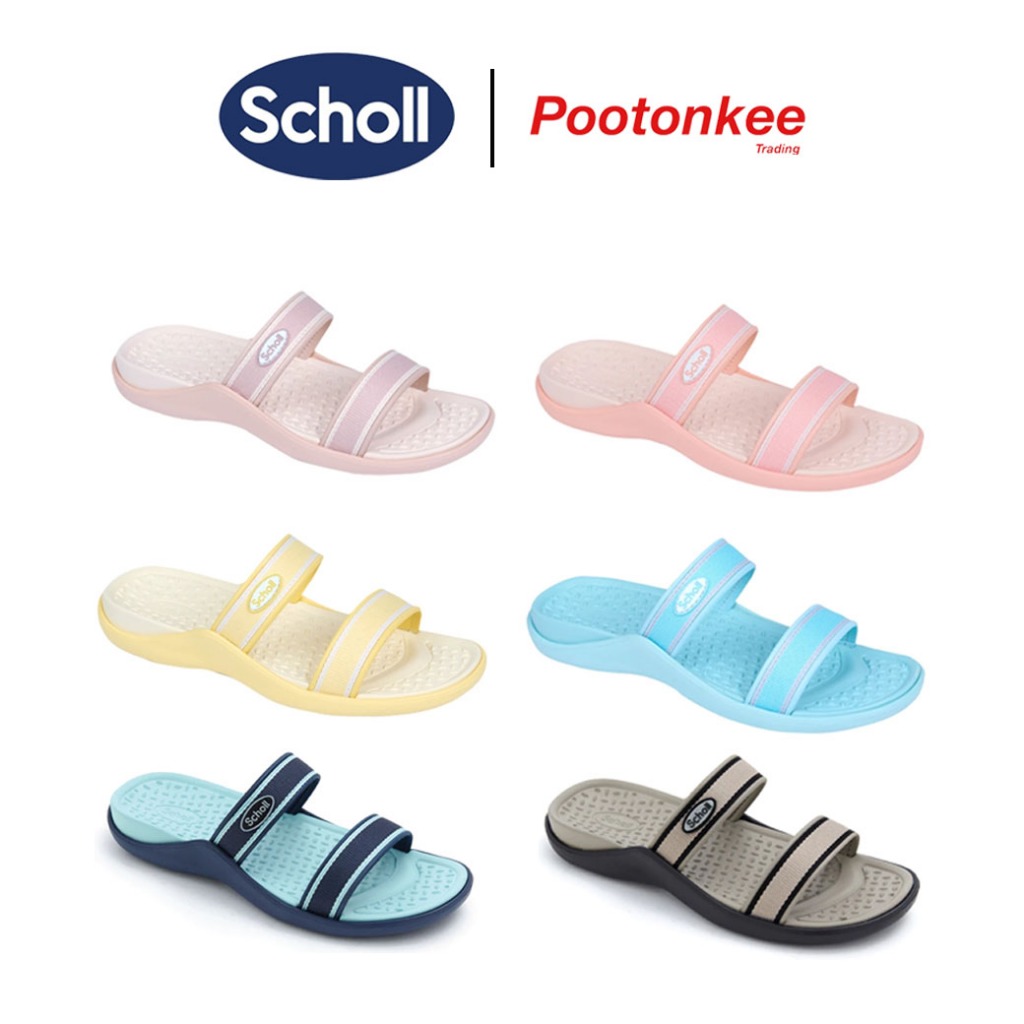 Scholl รองเท้าสกอลล์ แซน Sand รองเท้าแตะสวมเพื่อสุขภาพ ผู้หญิง เพื่อสุขภาพ นวัตก