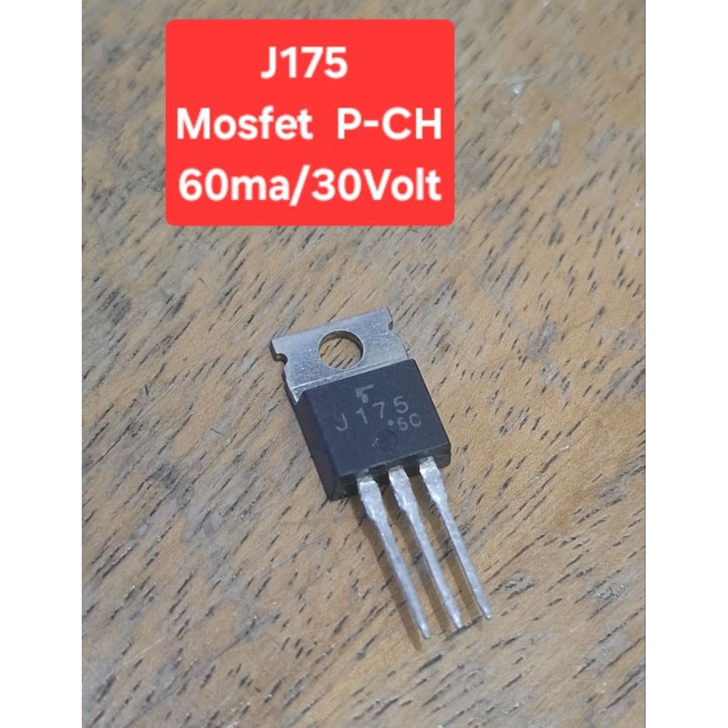 J175 Mosfet P-CH 60ma/ 30Volt