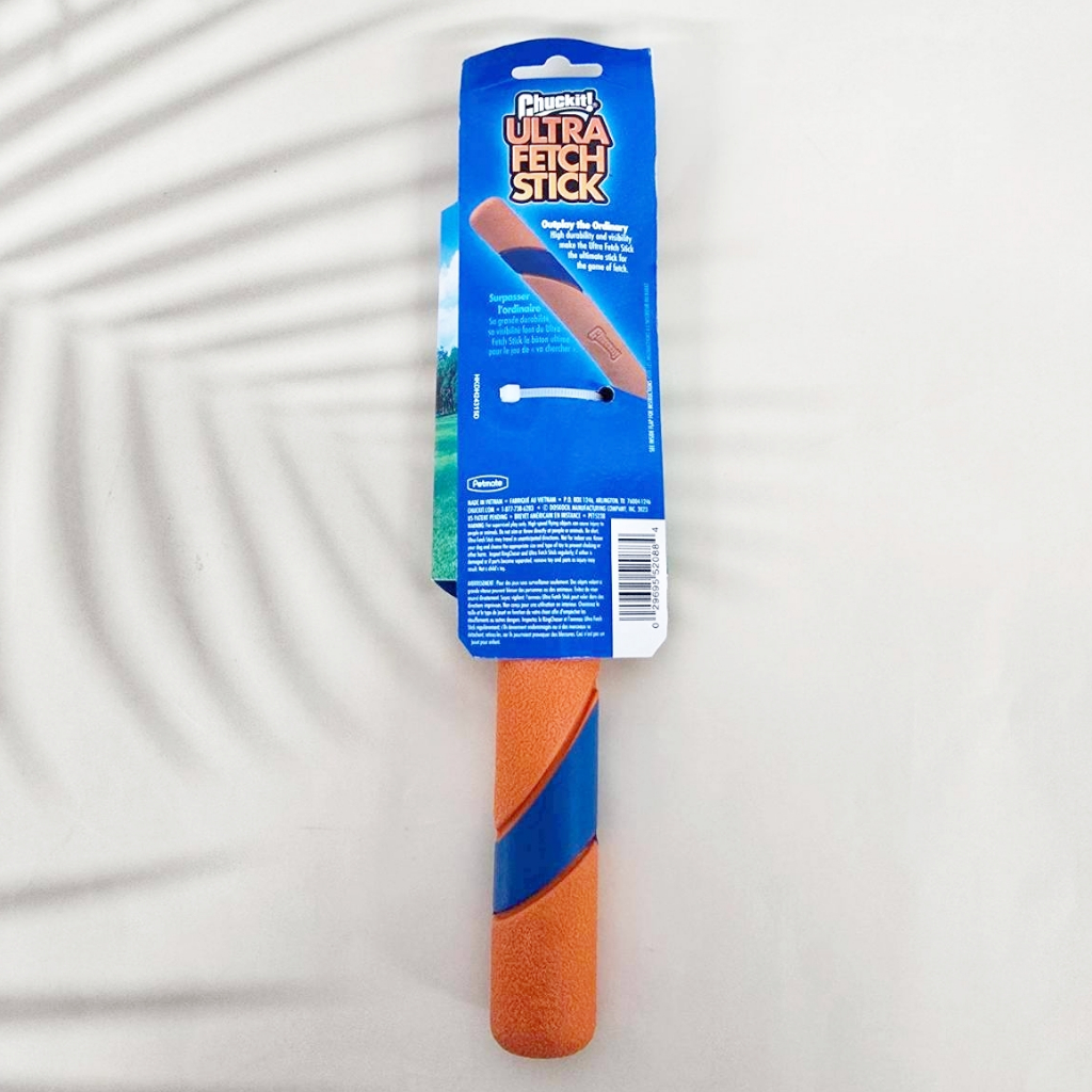 [Chuckit!®] Ultra Fetch Stick Outdoor Fetch Dog Toy, Orange and Blue ของเล่นสุนัข