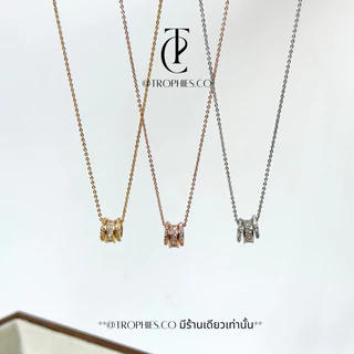 TROPHIES.CO - Gem garden necklace สร้อยคอห่วงเพชร สร้อยคอเพชร สร้อยคอมินิมอล