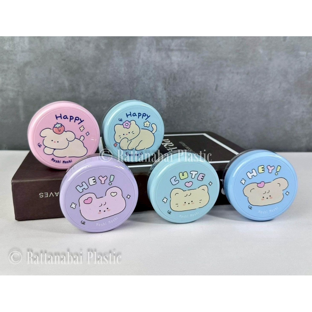 Moshi Moshi ตลับแป้งฝุ่น ขนาดพกพา ลายน่ารัก