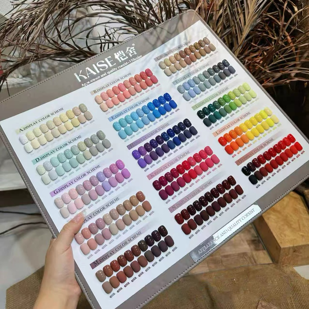 🇨🇳เซตสีเจล Kaise 150 สีรุ่นใหม่ล่าสุด