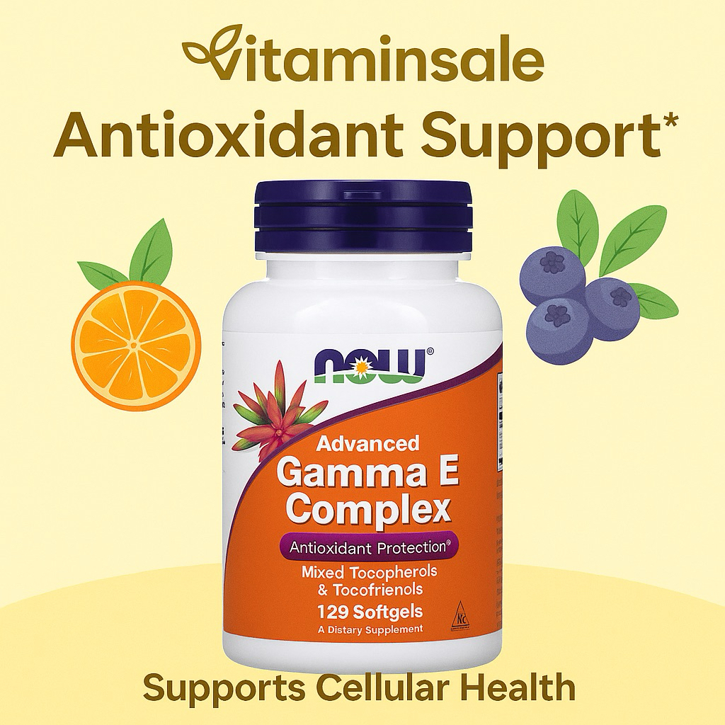 Now Foods, Gamma E Complex, Advanced, 120 Softgels