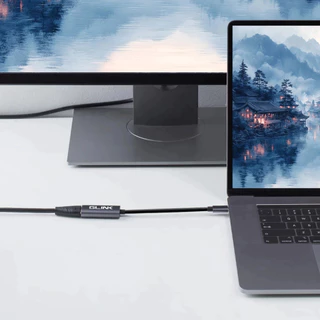 GLINK (GL053) Type-C TO HDTV Adapter 4K 60Hz (สายแปลงสัญญาณ Usb Type-C เป็น HDMI) GL-053