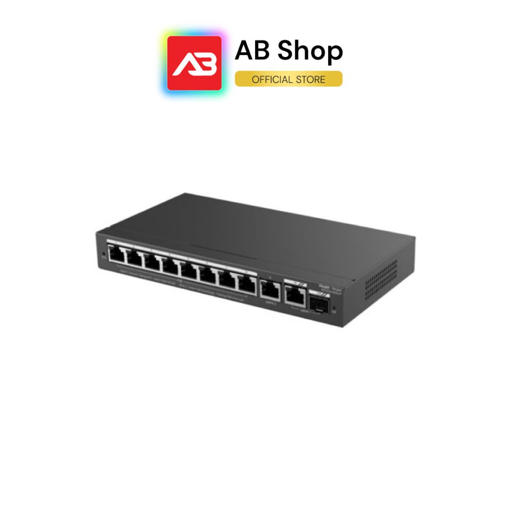 RUIJIE|REYEE 10-Port Gigabit Smart POE Switch รุ่น RG-ES210GS-P