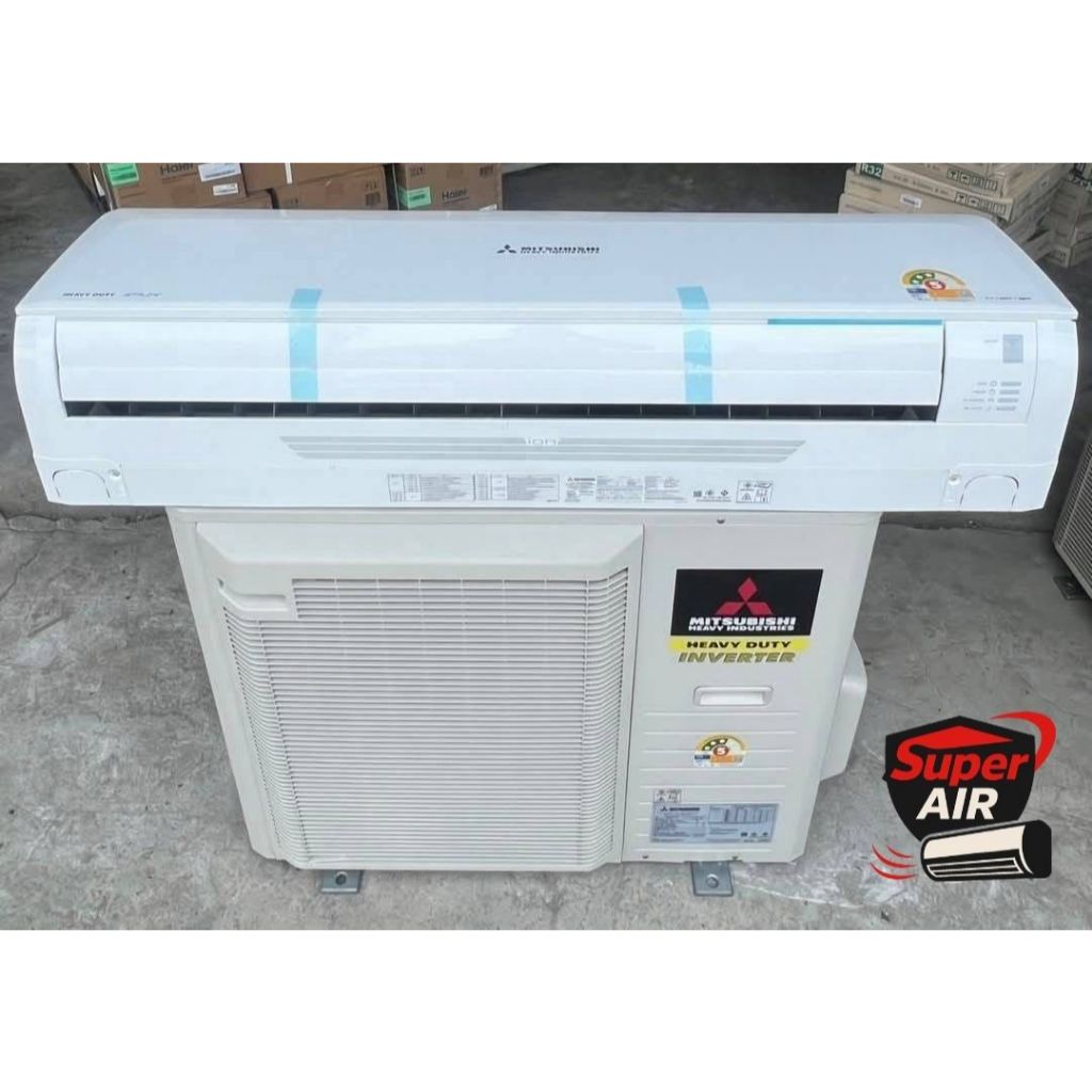 (แอร์มือสอง) *ราคาเฉพาะเครื่อง* mitsubishi heavy duty ขนาด 30,700 BTU ระบบ Inverter ปี 2024 Fuyu Ser