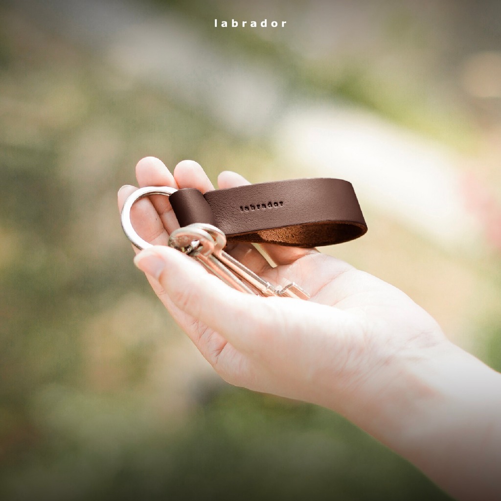 labrador KEY cross keyring พวงกุญแจหนังแท้ (LAA134) - รูปที่ 3
