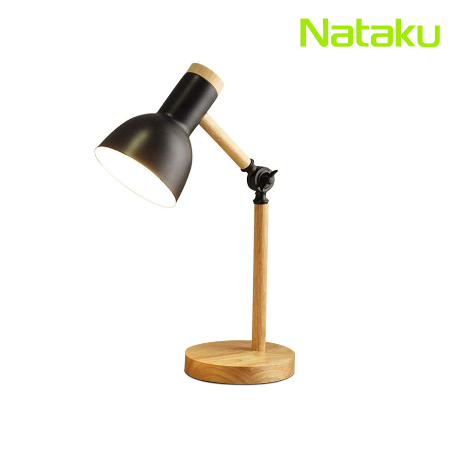 Nataku โคมไฟตั้งโต๊ะ โคมไฟมินิมอล LED โคมไฟ Table lamp สวิตซ์ปิด-เปิด ปรับความสูงได้ ขั้ว E27