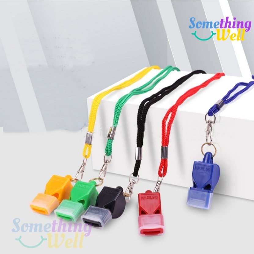 นกหวีดฉุกเฉิน นกหวีดผู้ตัดสินกีฬา พร้อมสายคล้องคอ | นกหวีดจราจร นกหวีดโรงเรียน เสียงดัง คมชัด ทนทาน