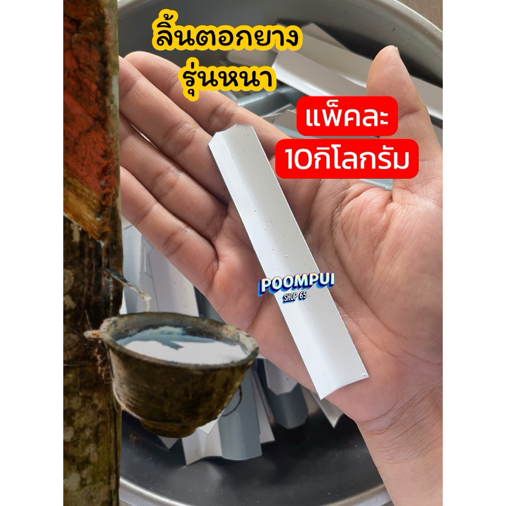 ลิ้นยางพารา ลิ่มตอกต้นยางพารา รุ่นหนา แพ็คละ 10 กิโลกรัม
