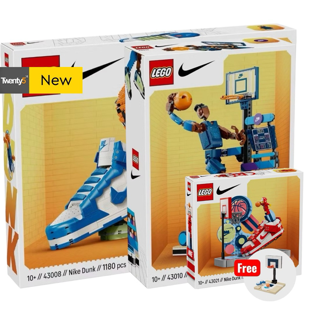 NIKE x LEGO : 43008 + 43010 + 43021 + Olympus Hoop