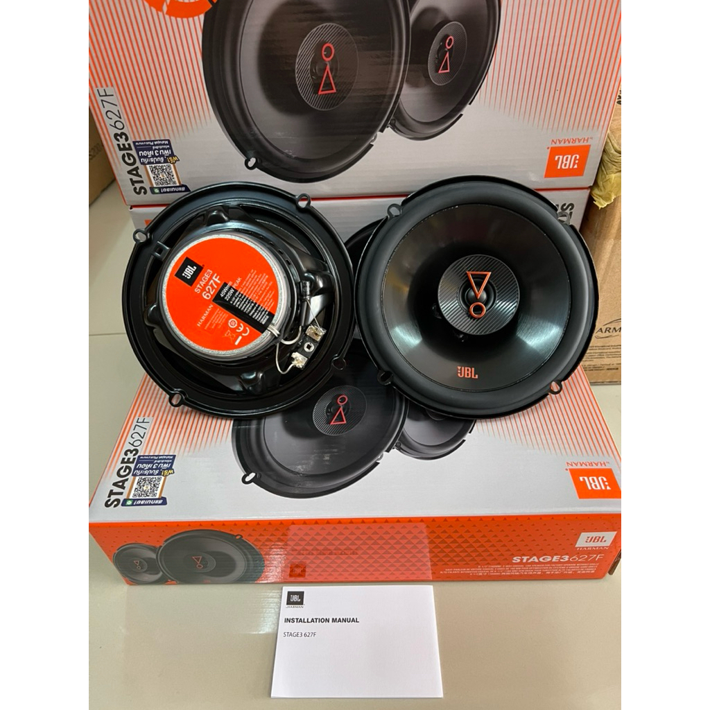 ราคาคู่ละ  1690บาท ลำโพง 6.5“แกนร่วม2ทาง JBL รุ่น STAGE3 627F ลำโพงติดรถยนต์