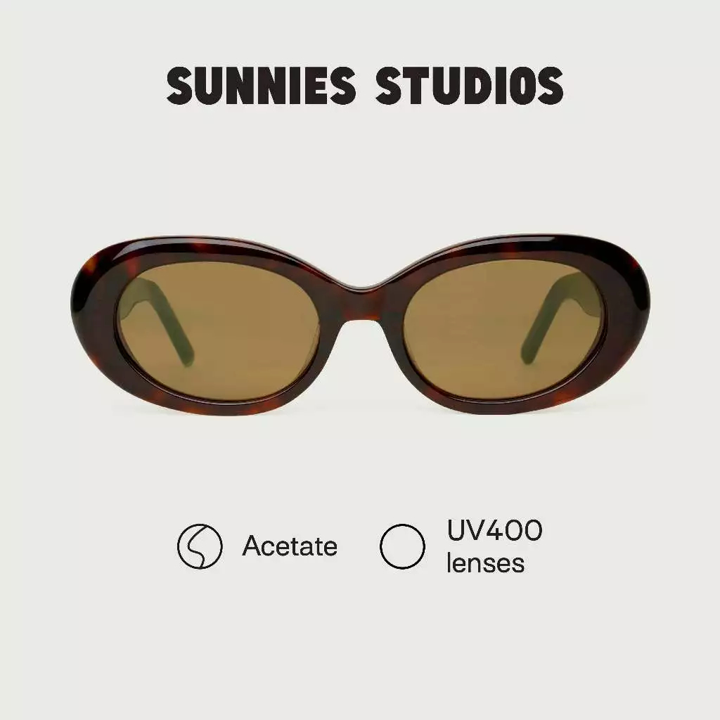 Sunnies Studios Iris (แว่นกันแดดทรงกลมขนาดใหญ่ สำหรับยูนิเซ็กส์)