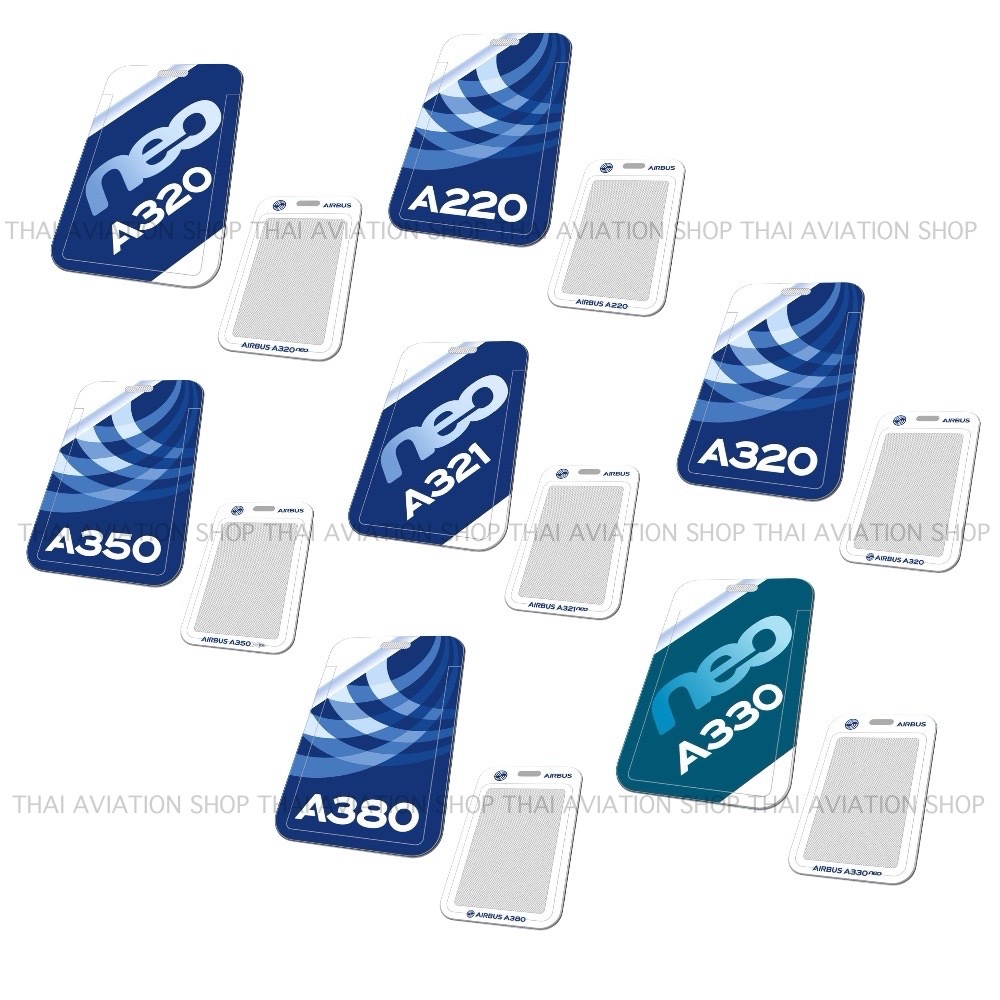 ที่ใส่บัตร ซองใส่บัตรพนักงาน ที่ใส่ป้ายชื่อ[ของแท้ ] สไตล์แอร์บัส Airbus card holders