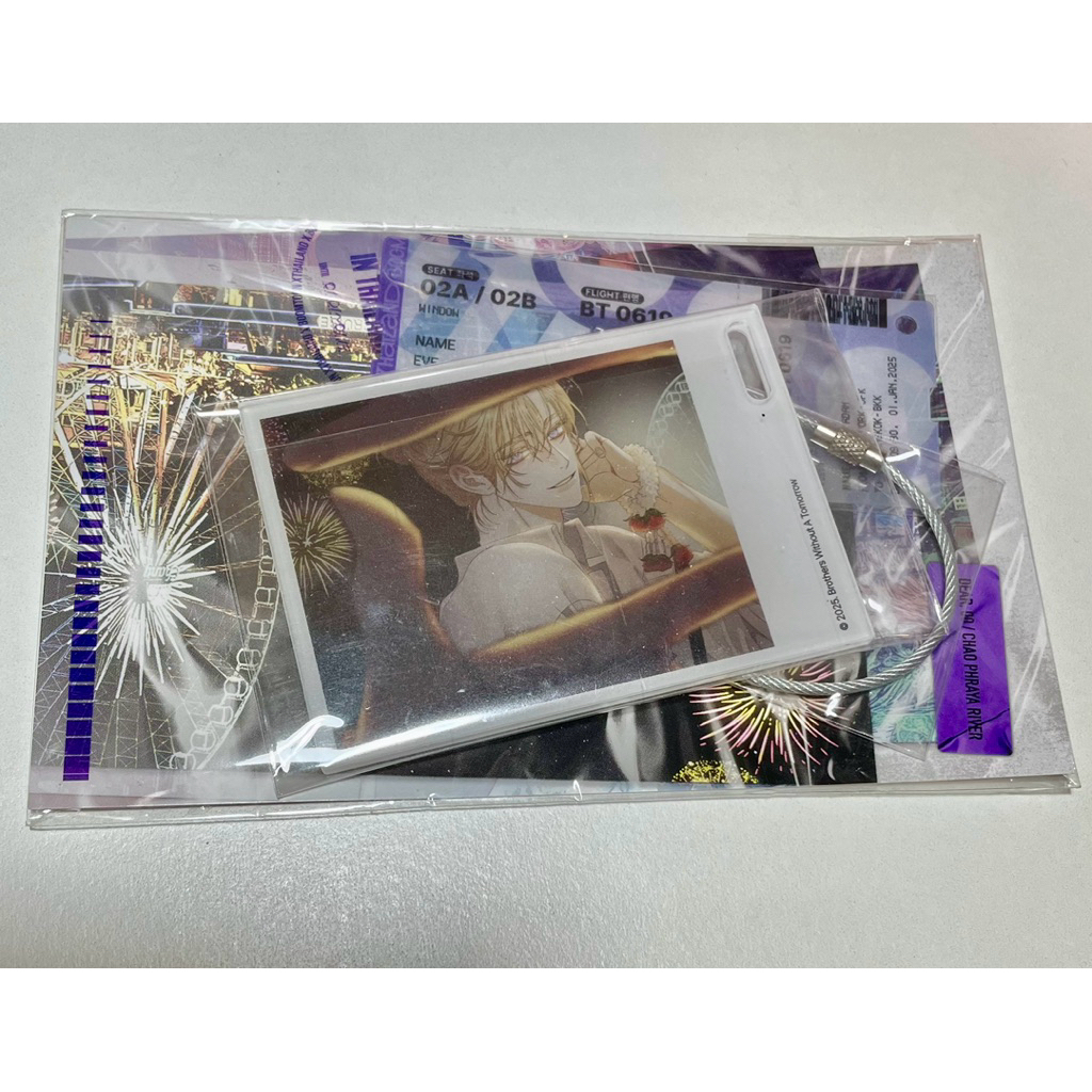 (พร้อมส่ง) พวงกุญแจboomtoon in thailand Dera.00 eve (มือ2/ยังไม่ลอกซีล)