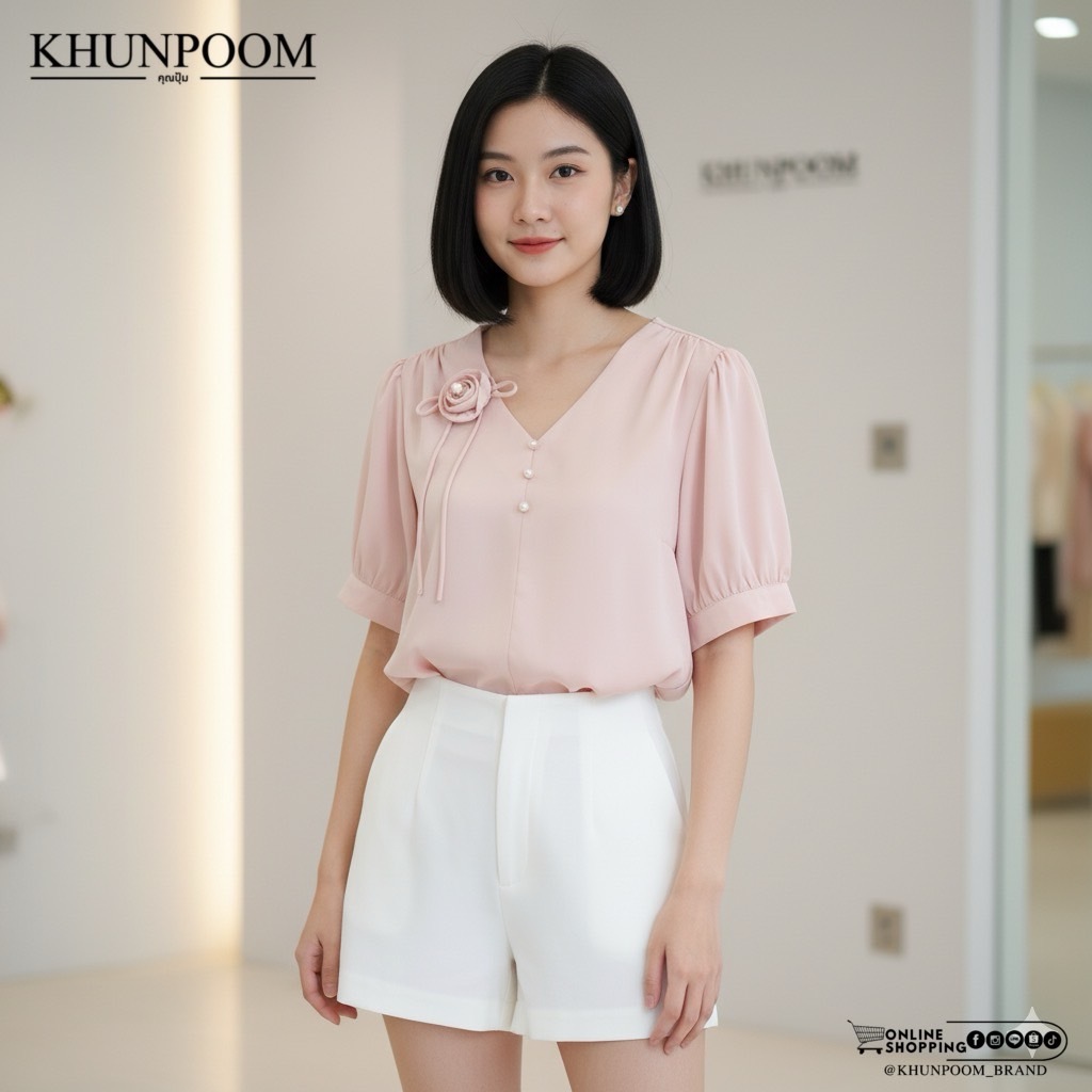 KP 8310 ไม่ต้องพยายามก็สวยแพง 🌸  เพราะซาติน โดดเด่น ทุกย่างก้าวให้คุณโดดเด่น