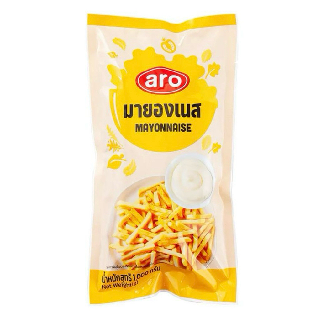 🚗delivery มายองเนส เอโร่ 1 กก.mayonnaise aro