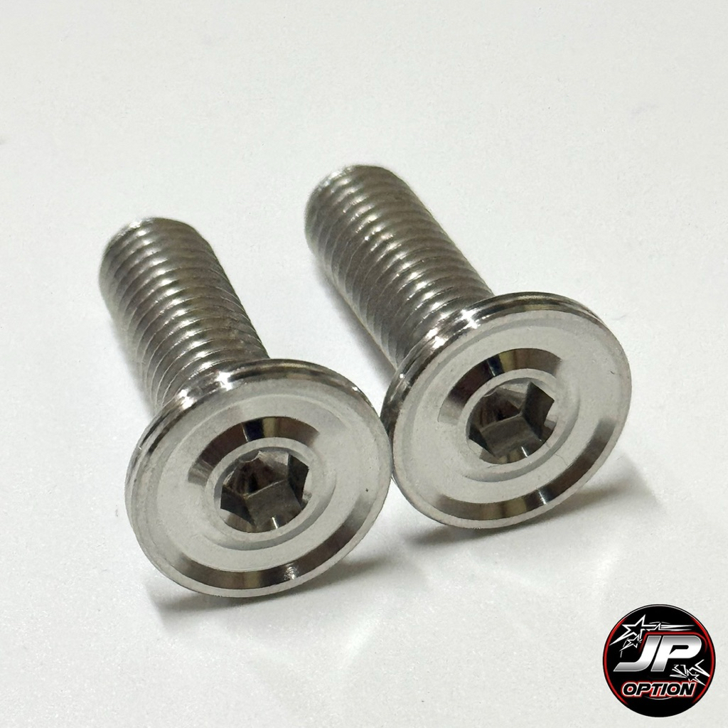 น๊อตยึดขาปั๊มหน้าเวฟ/Wave/Lead/Click น๊อตสแตนเลส งานเฮงสกรู - รูปที่ 2