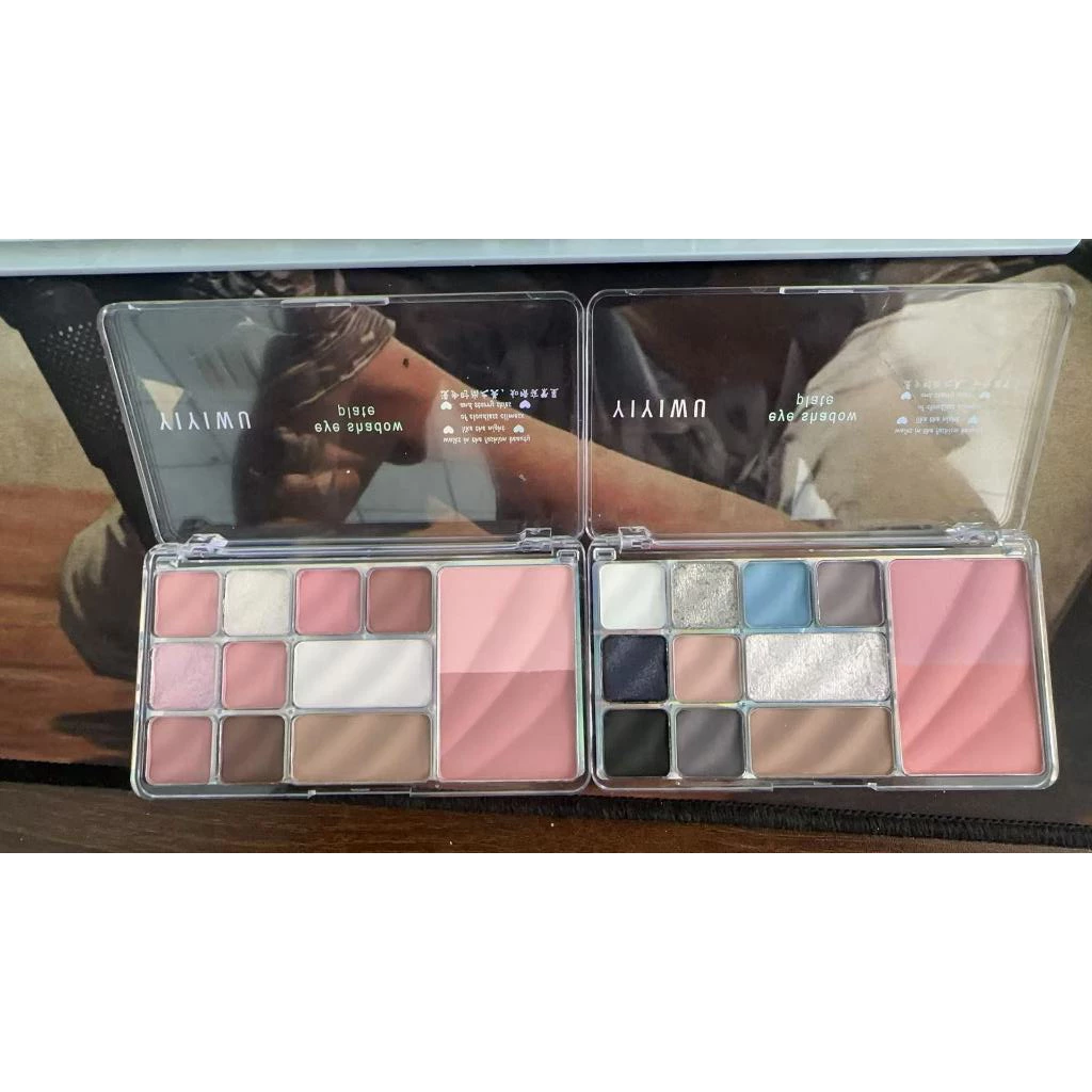 YIYIWU พาเลตตา 12 สี บลัชออน-ไฮไลต์-เฉดดิ้ง ครบในตลับเดียว thumbnail 9
