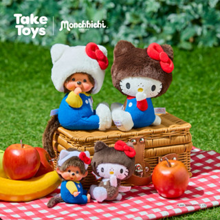 (พร้อมส่ง/กทม.ส่งด่วนได้เลย) | Monchhichi x Hello Kitty🩷