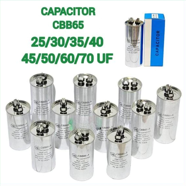 คาปาซิเตอร์ แอร์ รุ่น JH 25/30/35/40/45/50/60/70 แคปรัน/Capacitor CBB65 / 450V