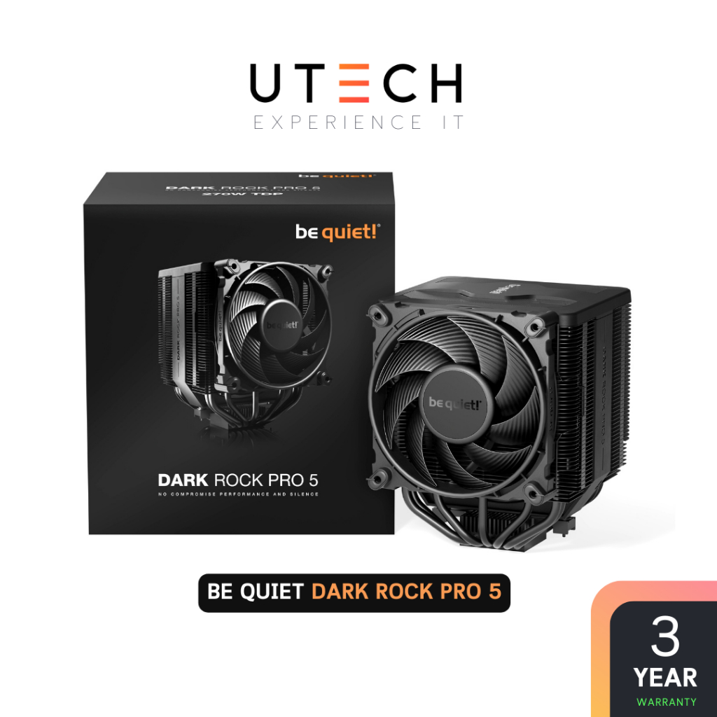 ชุดระบายความร้อนซีพียู Be Quiet Dark Rock PRO 5 CPU Cooler by UTECH