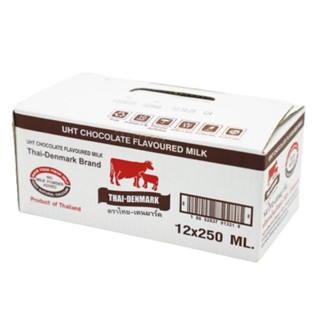 ไทย-เดนมาร์ค นม UHT  250 มล. (ยกแพ็ก 12 กล่อง)