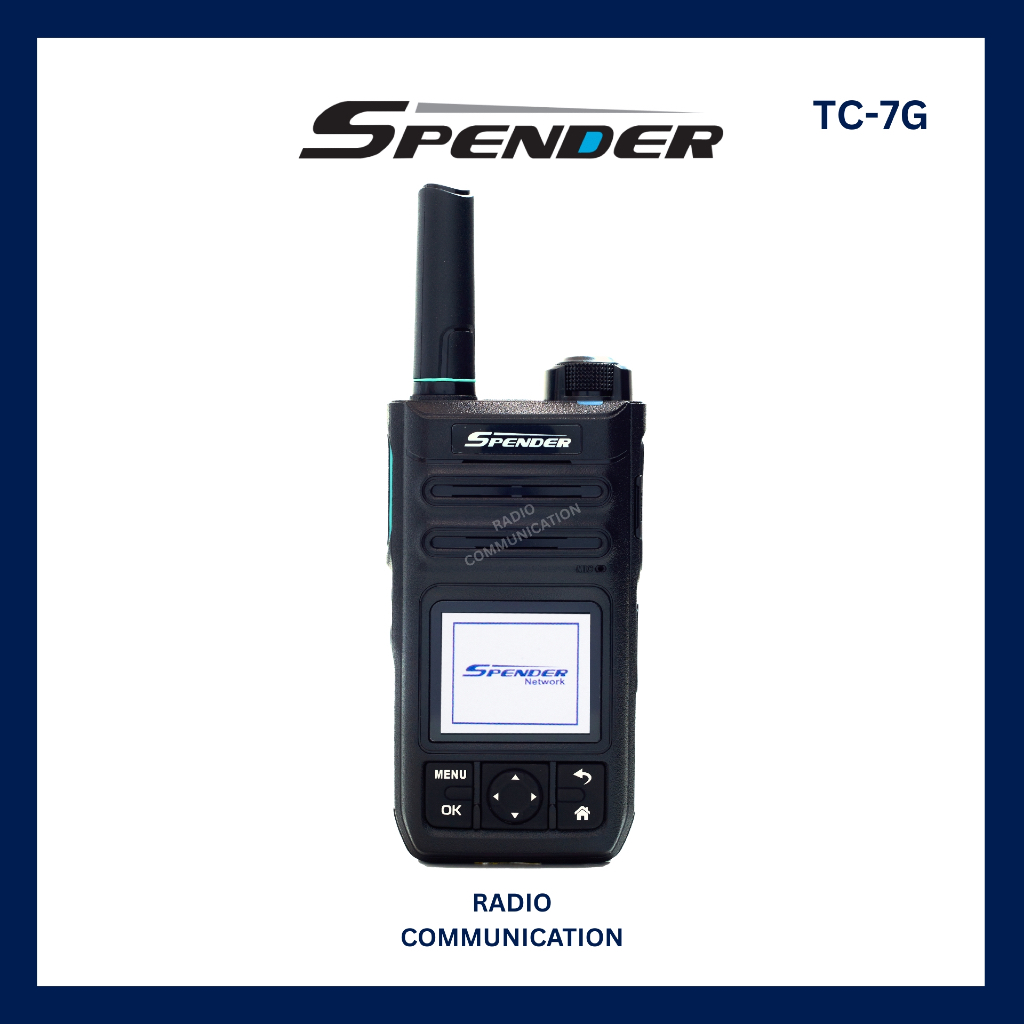 SPENDER TC-7G วิทยุใส่ซิม (ยกเว้นใบอนุญาตพก) มีทะเบียนกสทช. ประกัน 2 ปี