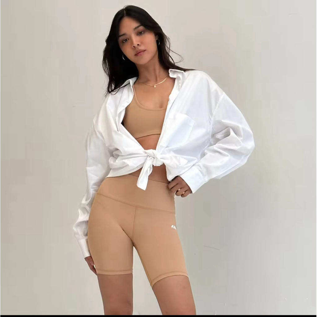 Aimerwoman multi purpose bra สีเบจ size s